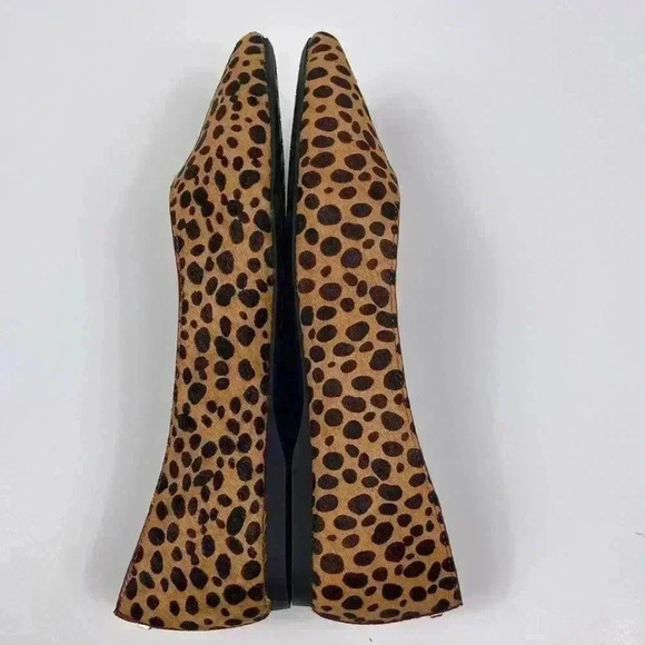 BIRDIES The Goldfinch Faux Animal Hair Cheetah Womens 6 Nonslip Sandal Pointed - Picture 13 of 14